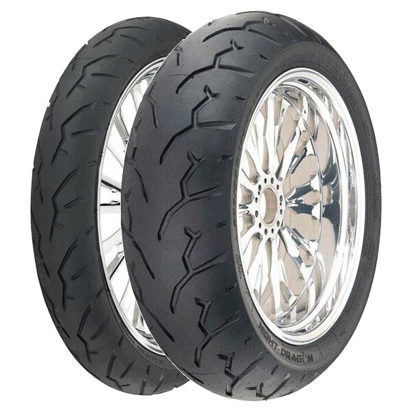 TYRE PAIR PIRELLI 100/90-19 NIGHT DRAGON DOT22 + 130/90-16 NIGHT DRAGON