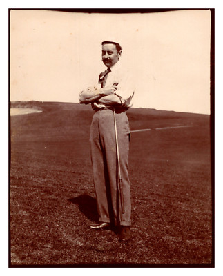 Armstrong Golfer Vintage silver print, US Golf Team 1902 Auflage 