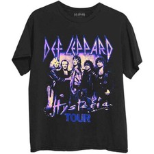 Def Leppard Unisex T-Shirt: Hysteria Tour (Small)