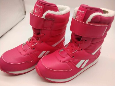 Reebok CL Snow Jogger, Lined Winter Boots, Girls Boots, Size: 35, Pink, New