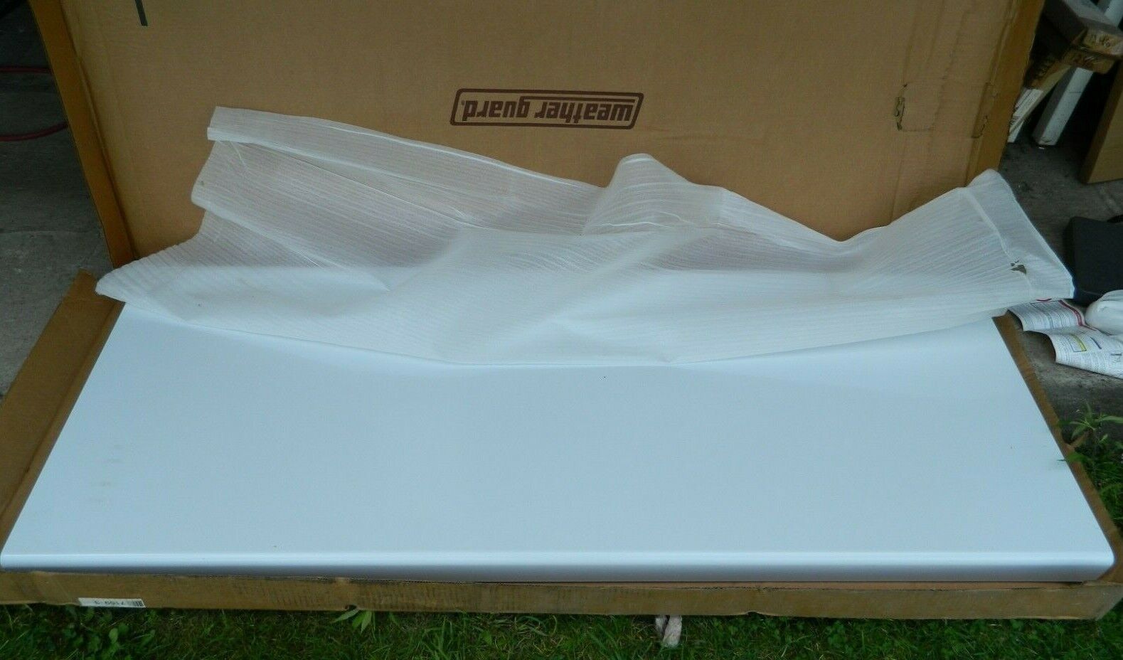 NEW Weather Guard 116 REPLACEMENT TOP ONLY White Steel Saddle Truck Box