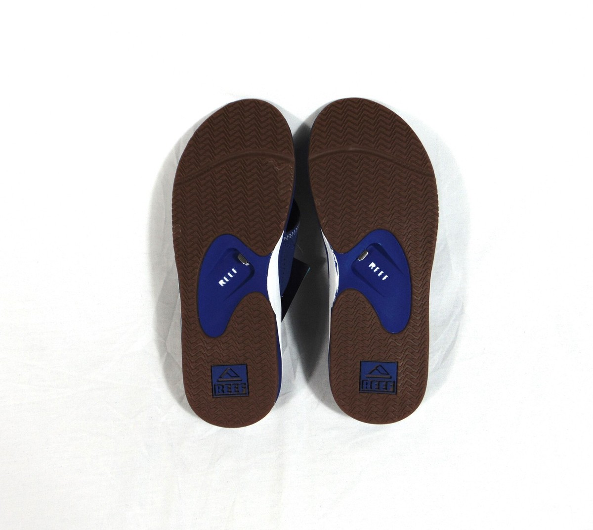 Reef MLB LA Los Angeles Dodgers Fanning Blue Flip Flops 