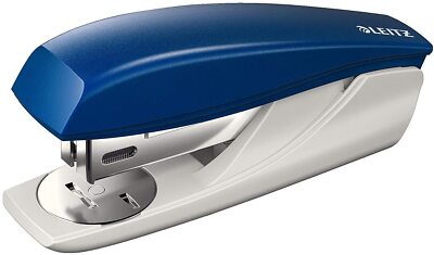 Leitz kleines Heftgerät NeXXt, 25 Blatt, blau, Ergonomisches Kunststoffgehäuse