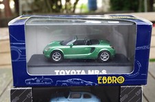 EBBRO TOYOTA MR-S CONVERTIBLE GREEN 1/43 Scale NEW IN BOX