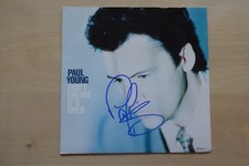Paul Young Autogramm signed 18x18 cm Single "Don´t Dream It`s Over"