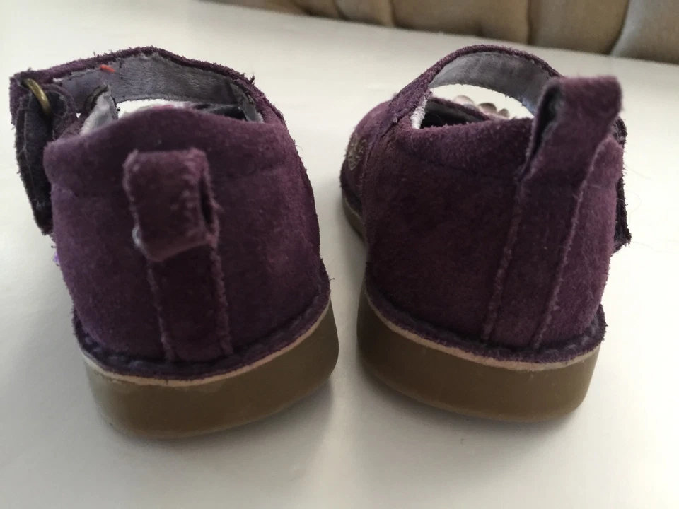 Gymboree Royal Gardens Mary Jane Girls Purple Dress Shoes Size 5 Vintage - Image 4 of 4