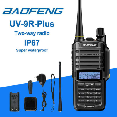 BaoFeng UV-9R Plus 20W Dual Band V/UHF 2 Way Walkie Talkie Handfunkgerät ！