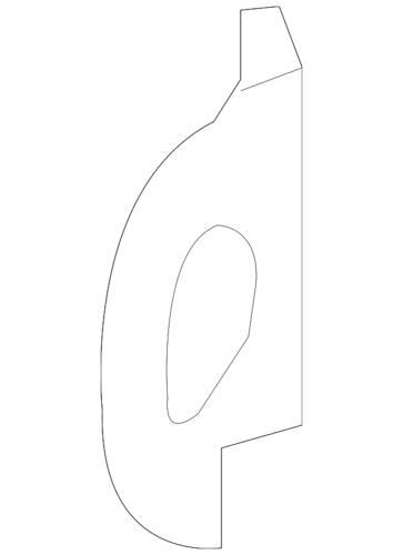 Gancho de sujeción para Ford (N/P HC3Z-9900064-A)