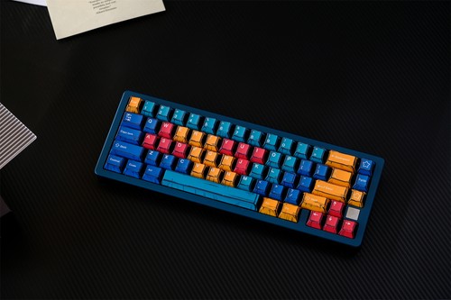 PBT Comic Palette Theme Keyboard Keycaps Cherry Profile Set For MX - Picture 19 of 25