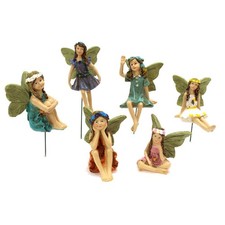 6 PCS Fairies for Fairy Garden Miniature Figurines Fairy Garden Accessories Gift