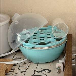 Nostalgia MyMini Premium 7-Egg Automatic Electric Egg Cooker, Aqua 360W MEC7TL
