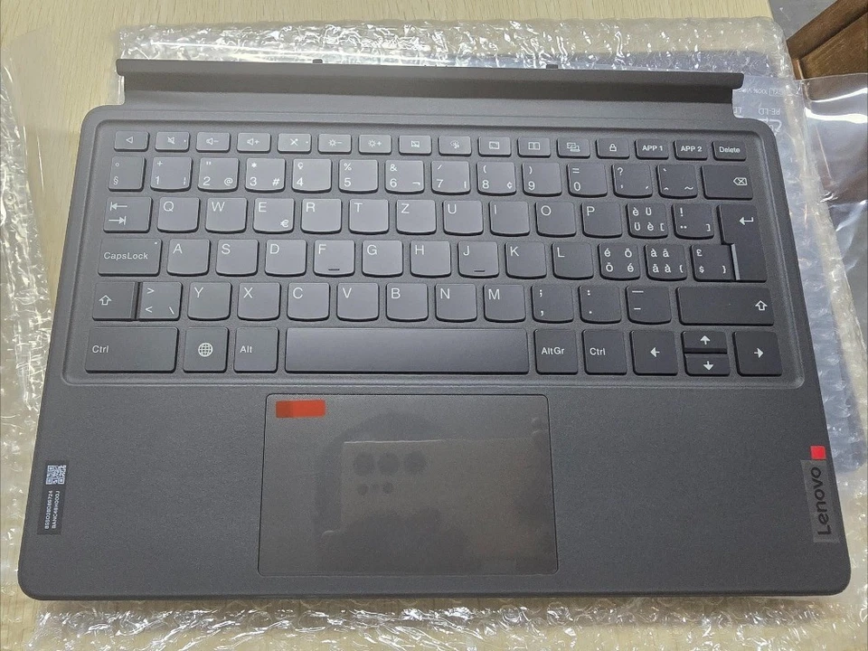 Original For Lenovo Tab P12 12.7" 2023 Magnetic Keyboard Tastaturen Cover |Swiss