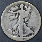 1936-D 50C WALKING LIBERTY SILVER HALF DOLLAR KM# 142 Circulated A6333