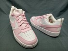 Nike Girls Court Borough Low Recraft (GS) Sneakers White Pink Size 5 NEW IN BOX!
