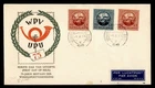 DR WHO 1949 NETHERLANDS FDC UPU 75TH ANIV CACHET COMBO M69685
