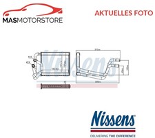 WÄRMETAUSCHER INNENRAUMHEIZUNG NISSENS 707245 A FÜR HYUNDAI I10 I,I10 II