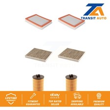Air Cabin Engine Cartridge Oil Filters (6 Total) Kit For Chevrolet Equinox GMC