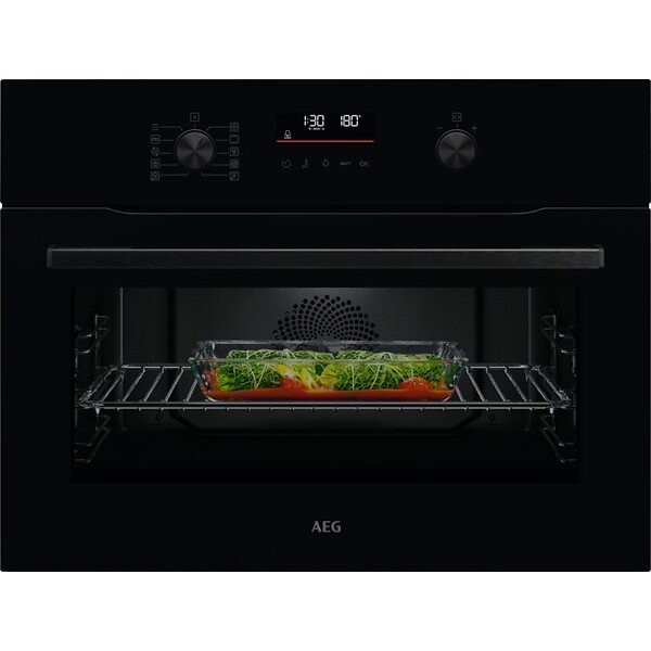 Oven AEG 6000 NKK6N501B Compact Combi Microwave Oven Black