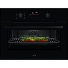 Oven AEG 6000 NKK6N501B Compact Combi Microwave Oven Black