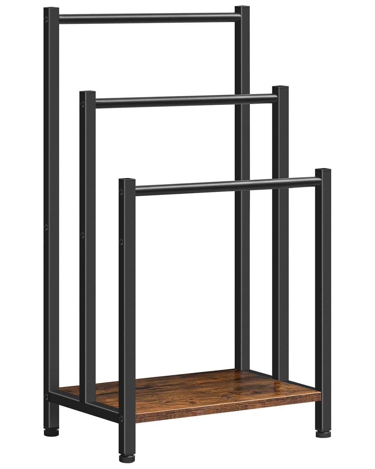 Freestanding Towel-Rack, 3 Tier Blanket Ladder Holder for Bathroom, 16.9L x 11W