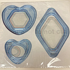 Creative Memories Custom Cutting System "Gemstone Patterns" Heart Diamond Sealed