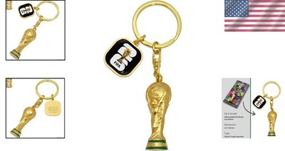 Official FIFA World Cup 2026 Trophy Key Chain - Lightweight