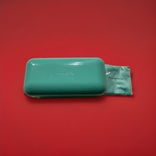 Tiffany and Co Eye Glass Sunglass Hard Case Holder W/ Microfiber Cloth