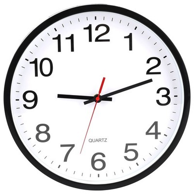 8 In Small Wall Clock,Silent Modern,Quartz Battery Operated Analog Clock