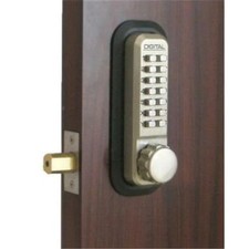 Lockey 2210-MG-KO Mechanical Keyless Deadbolt With Key Override - Marine Grade