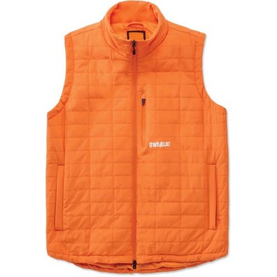 Thirtytwo Rest Stop Puff Vest, Men's XL Extra Large, Orange New