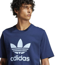 Adidas Men's T-Shirt Trefoil Logo Design Graphic Athletic Short Sleeve Shirt