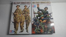 Tamiya 1:35 Figuren Britische Infantrie Deutsche Infantrie + Pak40 Flakvierling