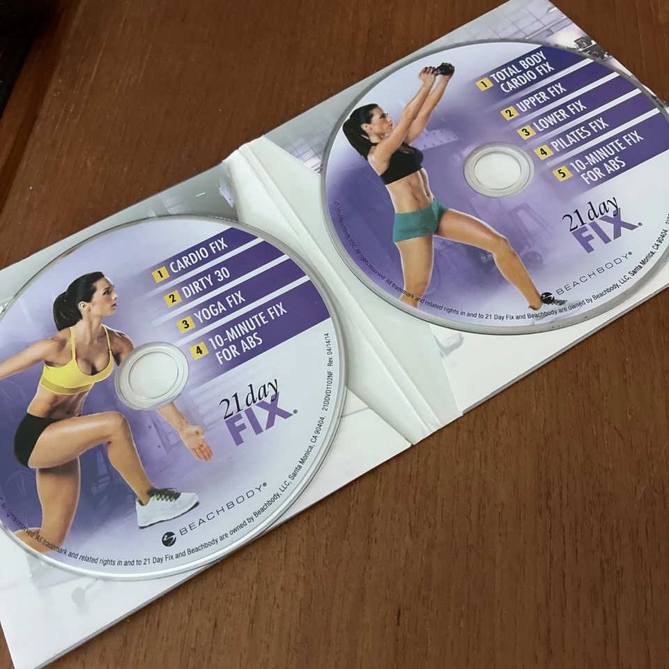21 Day Fix 2 DVD Disc Set Beachbody Autumn Calabrese 9 Workouts Exercise Cardio - Image 2 of 3