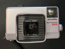 Vintage Minolta Autopak 500 film Camera. Tested, works