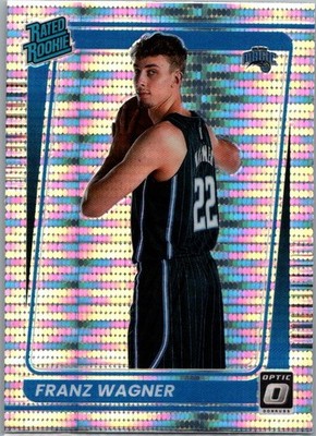 2021-22 Donruss Optic Target Exclusive SP Silver Pulsar Prizm Franz Wagner RC