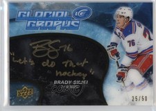 2018-19 Ice Glacial Graphs Black /50 Brady Skjei Lets Do That Hockey Auto 1jb0
