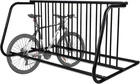 10 Holders Floor Bike Rack Double-side Storage Streets Mount Bicycle Parking