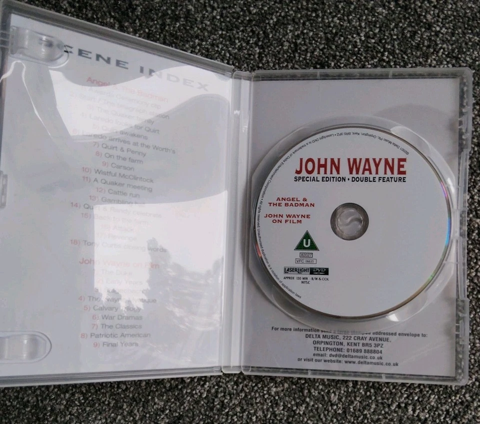 Angel and the Badman/John Wayne on Film (DVD). Special Edition Double Feature - Image 3 of 3