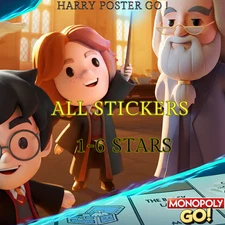 Monopoly Go Stickers 1⭐- 6⭐ (ALL STICKERS AVAILABLE) CHEAPST SUPER FAST 24/7