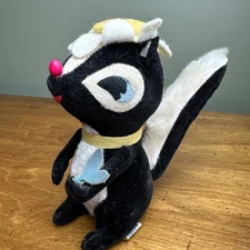 60’s Dream Pets Dakin Skunk Sawdust Stuffed Velveteen Animal