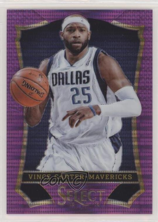 2013-14 Panini Select Purple Prizm 17/99 Vince Carter #44 HOF s6i