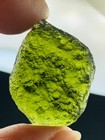 35carats RAW MOLDAVITE from Czech Republic Meteorite impact with a COA — photo 1