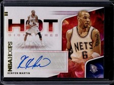 2020-21 Panini Hoops Kenyon Martin Hot Signatures Auto #HS-KMT Nets