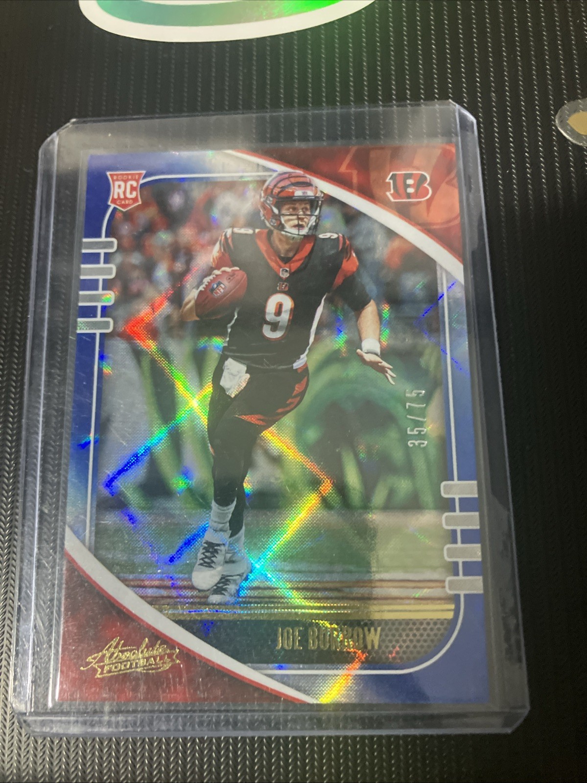 2020 Panini Absolute - Rookie Joe Burrow #158 Blue Diamonds /75 (RC)
