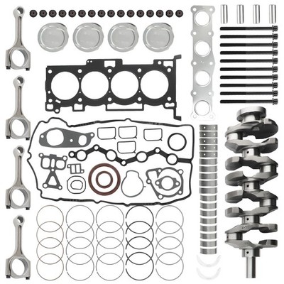 Engine Overhaul Rebuild Kit & Crankshaft & 4 Con Rods For Hyundai KIA 72RZ6-2GF0