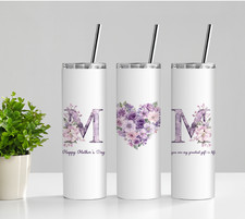 MOM , You are my greatest gift, Mothers Day Skinny 20oz Tumbler W/ Lid  Straw