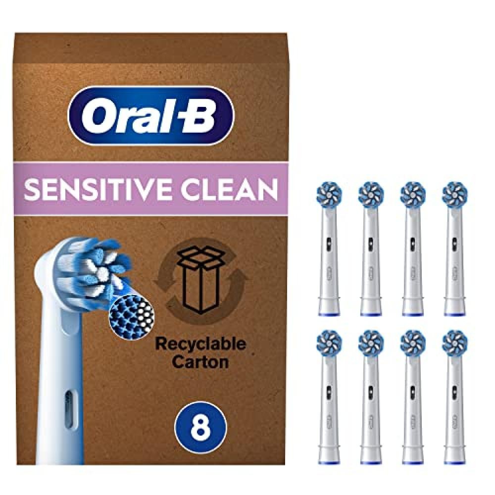 (TG. 8 Testine) Oral-B Testine Di Ricambio Pro Sensitive Clean, 8 Testine, Adatt