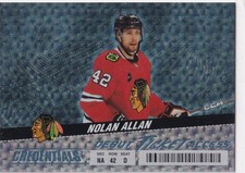 24/25 UD CREDENTIALS NOLAN ALLAN DEBUT RC SP ROOKIE #109
