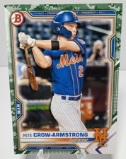 2021 Bowman PETE CROW ARMSTRONG Camo Border