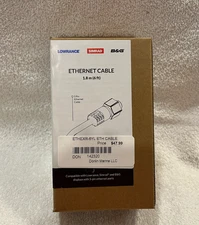 Lowrance Ethernet Cable 5-pin Connector 6-Feet ETHEXR-6YL 127-51